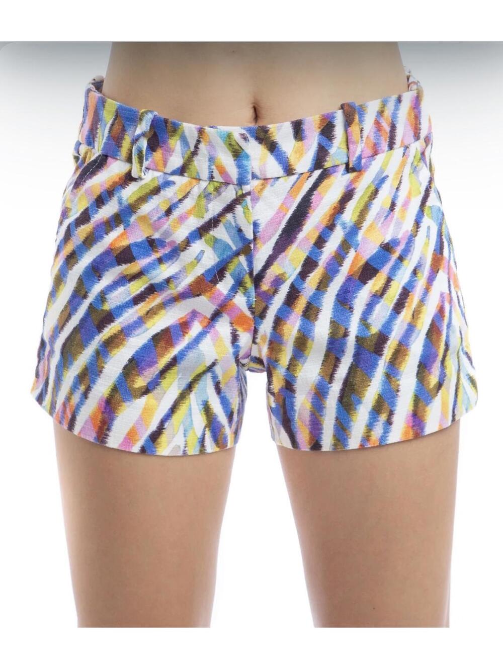 #46 TRINA TURK Sz. 8 multi colored Shorts
